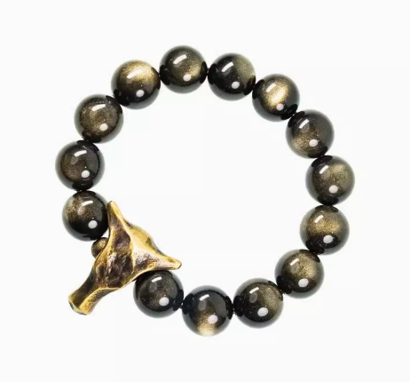 Obsidian Bullforce Bracelet – Power, Protection & Presence