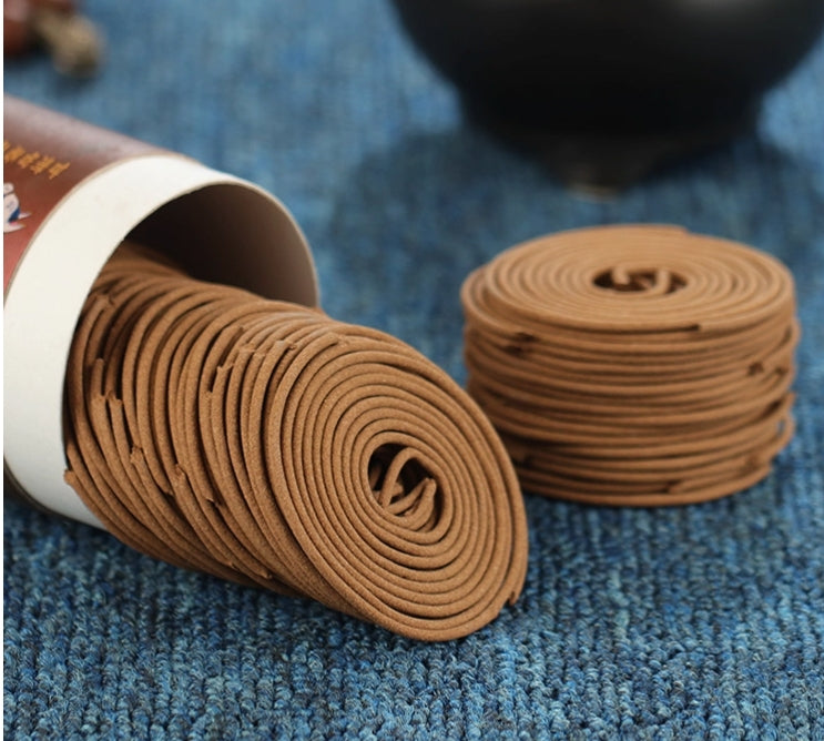 Tibetan Labrang 25-Herb Coil Incense – For Wealth, Peace & Home Blessings