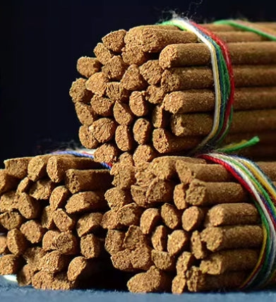 Tibetan Labrang 25-Herb Coil Incense – For Wealth, Peace & Home Blessings