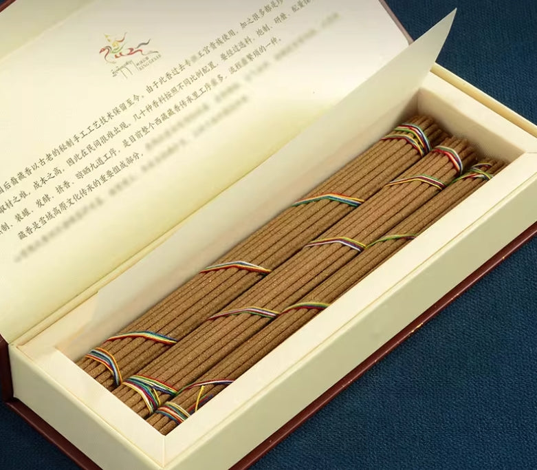 Tibetan Labrang 25-Herb Coil Incense – For Wealth, Peace & Home Blessings