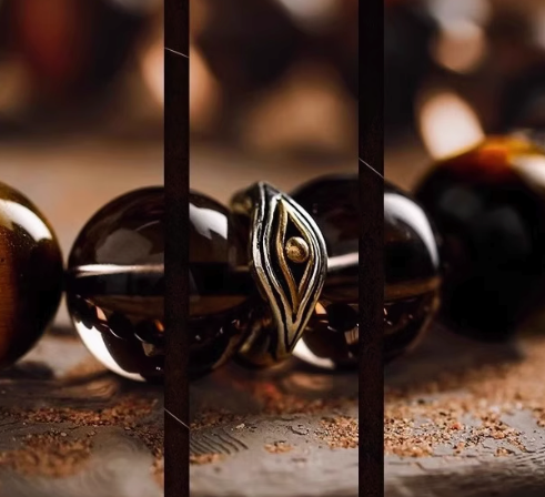 Tiger's Eye Guardian Bracelet for Wealth & Clarity