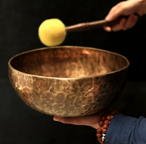 Handcrafted Nepalese Tibetan Singing Bowl - Copper Sound Healing Instrument for Meditation and Yoga